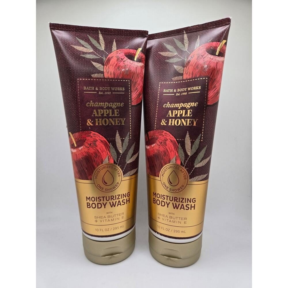 NEW Bath & Body Work Moisturizing Champagne Apple & Honey Body Wash